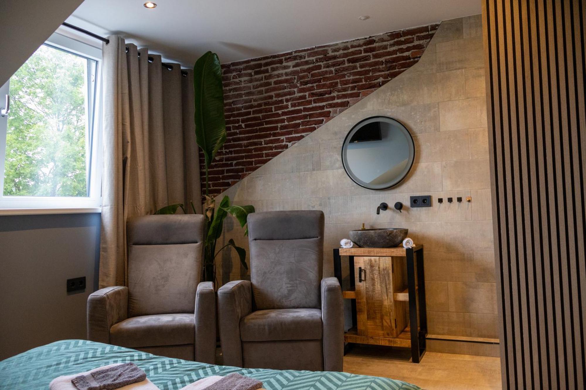 Zeeschelp - Comfortabele Kamer Bij B&B Gezond Aan Zee - Toegang Wellnesstuin Meerprijs Одорп Екстериор снимка